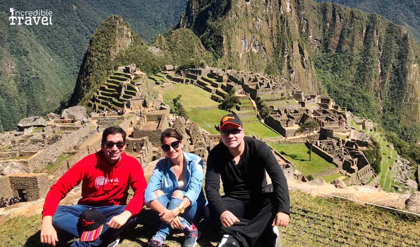 Foto con Machu Picchu
