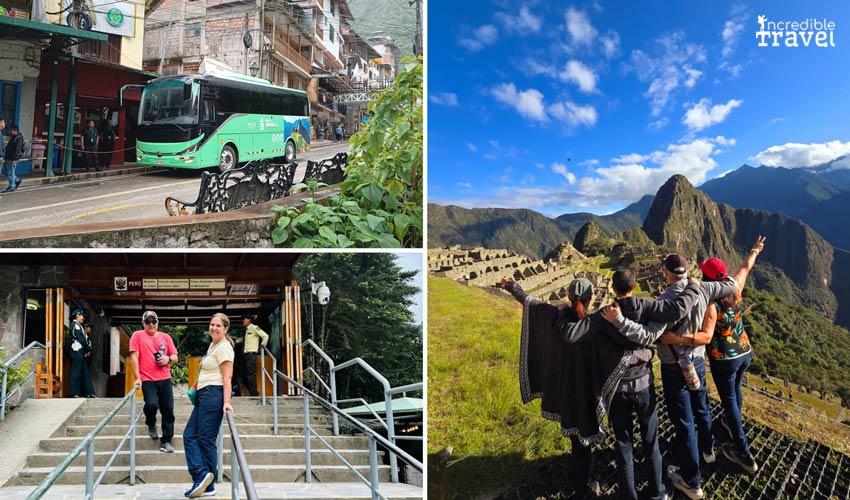 bus machu picchu puerta de ingreso machu picchu