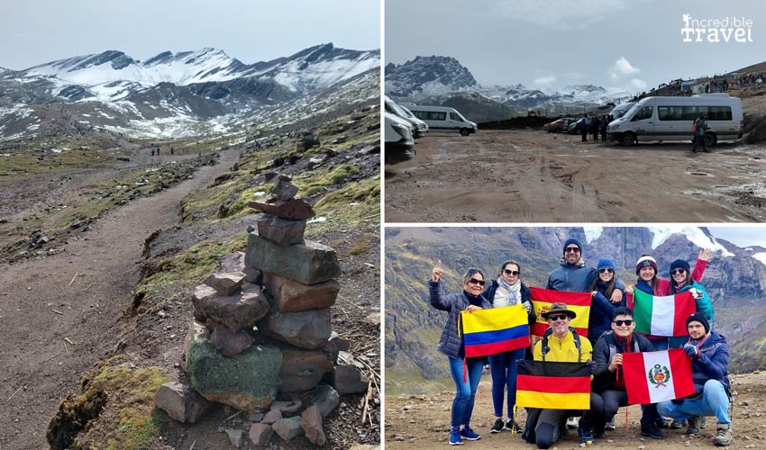 inicio del tour a la montana de siete colores