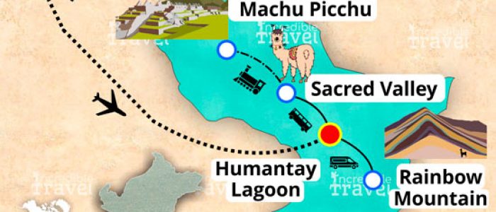 Map 8 Day Machu Picchu Tours