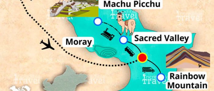 Map Machu Picchu 7 Days